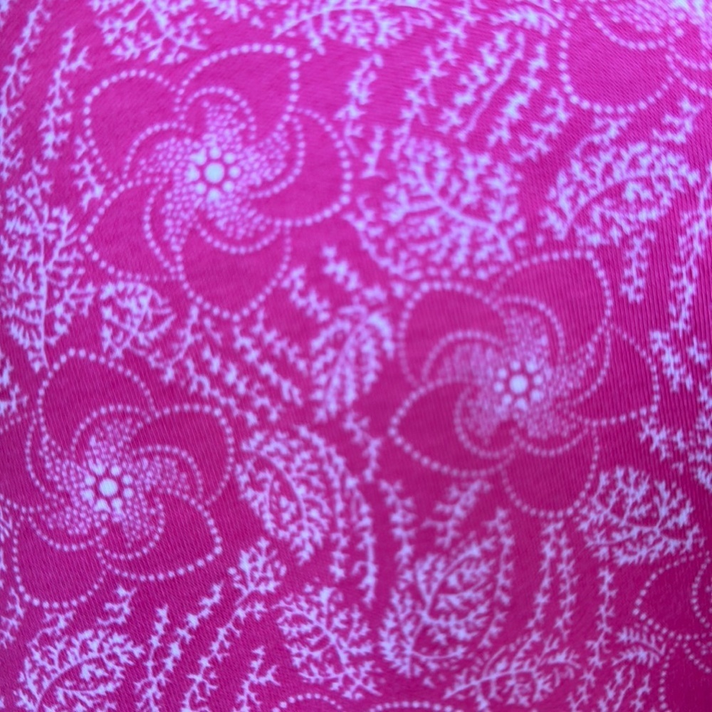 White Stag pink and white cotton top, size L (12–14) - Picture 3 of 5